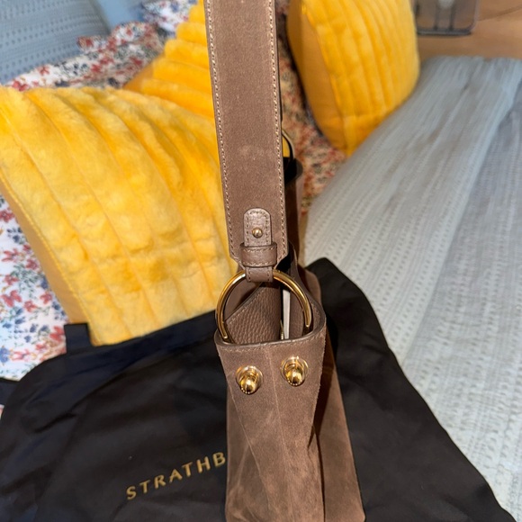 Strathberry Lana Hobo Chocolate Suede - Picture 4 of 8